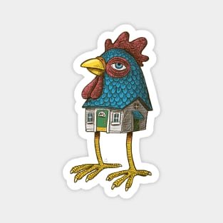 Baba Yaga Chicken House Magnet