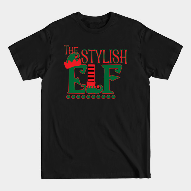 Discover Matching Family Funny The Stylish Elf Christmas - Elf Matching Family - T-Shirt