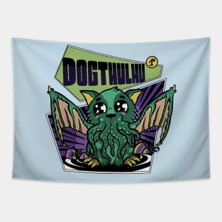 DOGTHULHU JAPANEESE MONSTER HALLOWEEN Tapestry