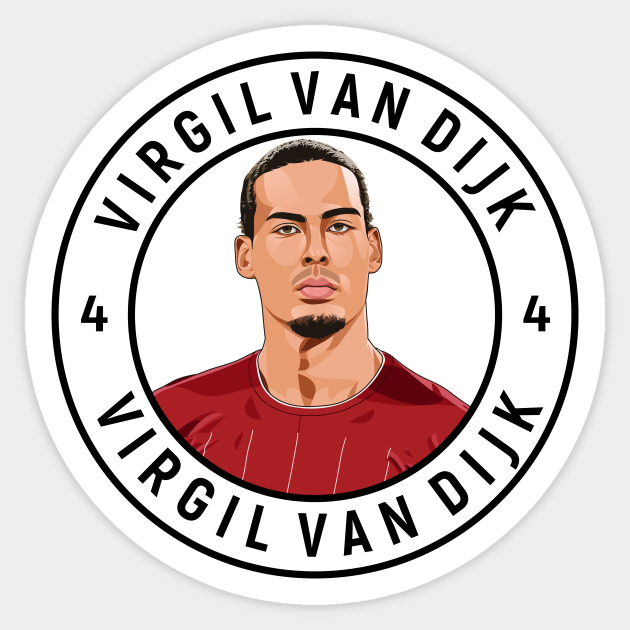 Virgil van Dijk - Van Dijk - Sticker | TeePublic Virgil van Dijk - Van Dijk - Sticker | TeePublic