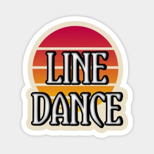 Line dance t-shirt Magnet