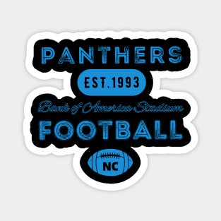 North Carolina Football Vintage Style Magnet