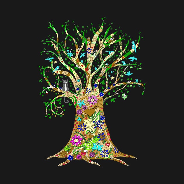 Colourful Friendship Tree by drknice