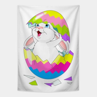 Easter Bunny with Egg Tapestry