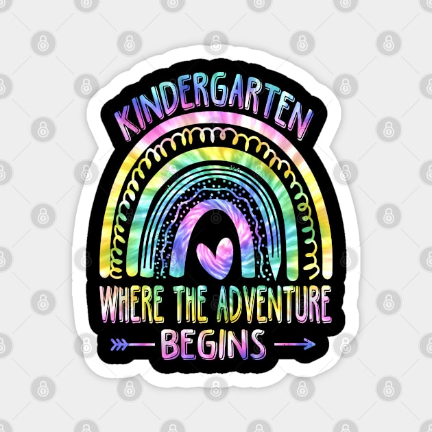 kindergarten where the adventure begin Magnet by Leosit