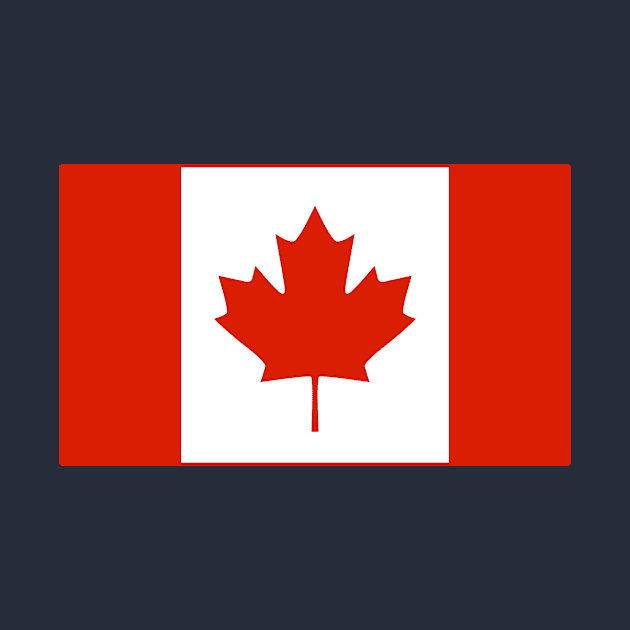 Canada flag by Cute Tees Kawaii