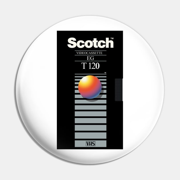 VHS SCOTCH Pin by AtelierNab