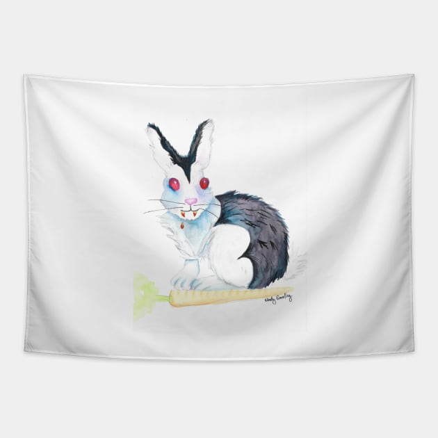 Bunnicula Tapestry by Wendysmalley