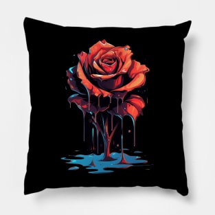 Love can be like the delicate petals of a rose, beautiful but fleeting Pillow