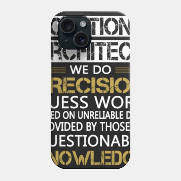 Solution Architect T Shirt Phone Case by Catxuri