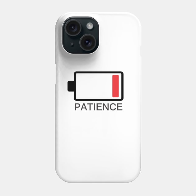 My Patience is Low Phone Case by ricardotito