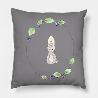 Woodland Rabbit Pillow