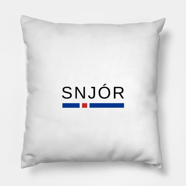Snjór Iceland Pillow by icelandtshirts
