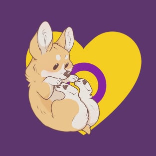 Intersex Pride Corgi T-Shirt