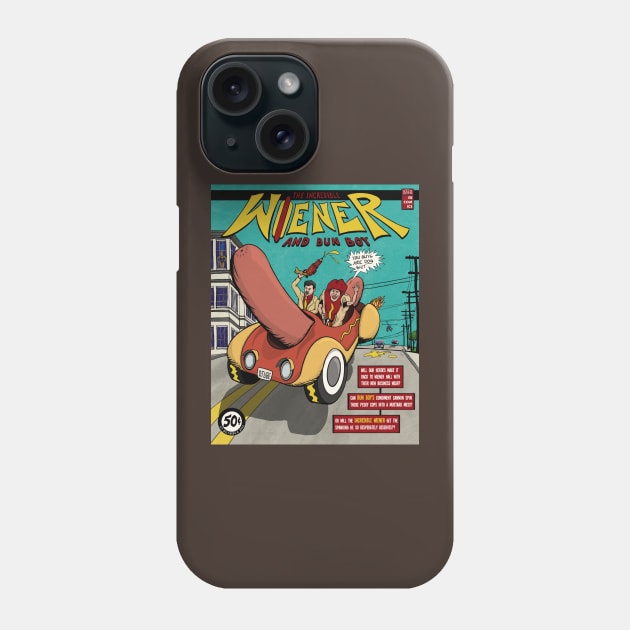 Hot Dog Boys Phone Case by EBDrawls