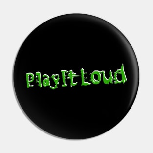 Nintendo "Play It Loud" Green Logo Pin