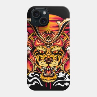 tiger - tora no samurai sunset Phone Case