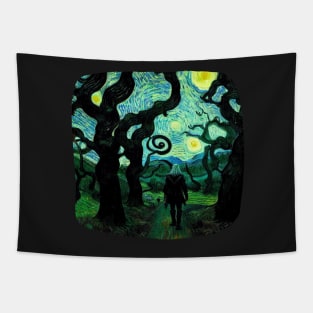 Monster Slayer by Van Gogh - Fantasy - Witcher Tapestry