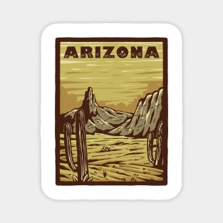 Arizona Beautiful Place Design Magnet