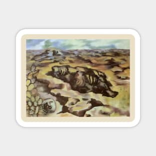 Landscape by Frida Kahlo Magnet