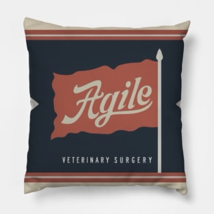 Navy flag logo Pillow