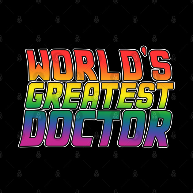 Doctor job gifts design. Perfect present for mom dad friend him or her. Lgbt rainbow color - Gift - Phone Case