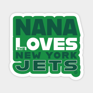 Nana Loves the New York Jets Magnet