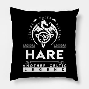 Hare Name T Shirt - Another Celtic Legend Hare Dragon Gift Item Pillow