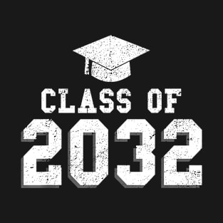 Class Of 2032 Grow With Me Kindergarten First Day Of School T-Shirt