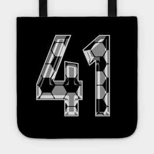 Soccer Number 41 Soccer Jersey #41 Soccer Mom Player Fan Tote