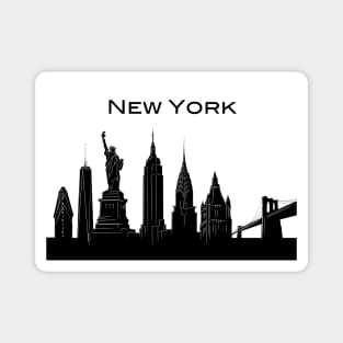 New York City Landmarks Magnet