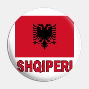 The Pride of Albania - Albanian Flag and Language Pin