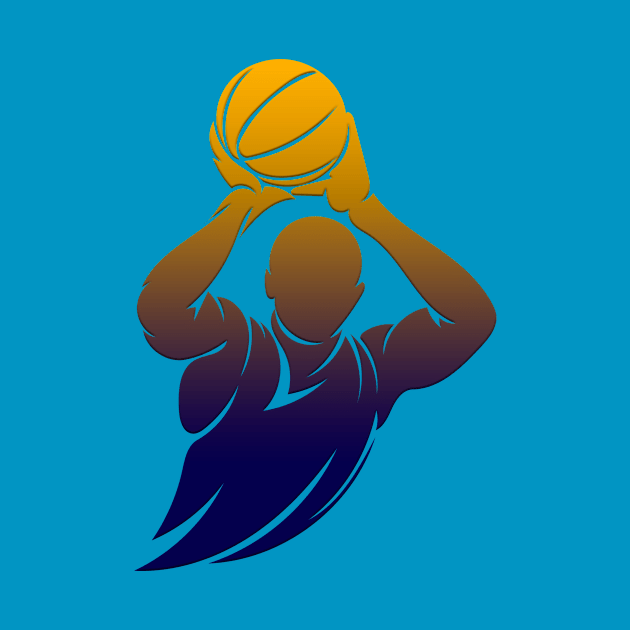 Basketball player by Creative Shirt