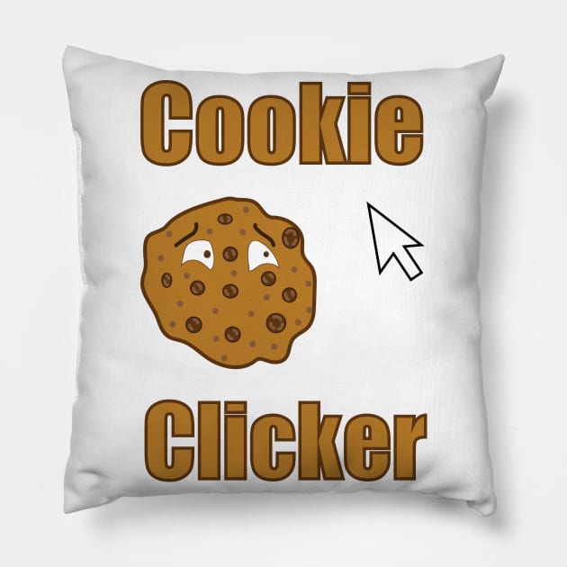 Cookie Clicker Pillow by SkelBunny