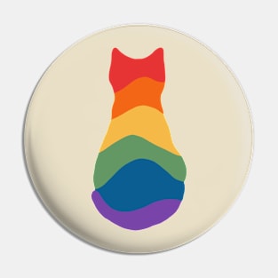 Rainbow Cat Pin