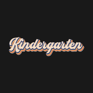 Retro Vintage KindergartenGrade Student Teacher Back To School T-Shirt