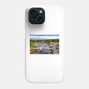 Aerial Photo of Perkins Cove Phone Case