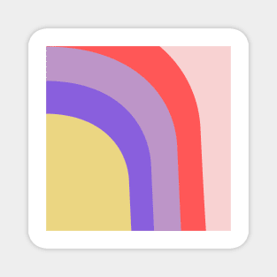 Boho rainbow pattern Magnet