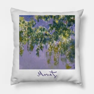 Wisteria by Claude Monet Pillow