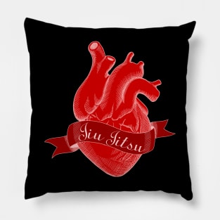 Jiu Jitsu Heart - Jiujitsu is in my Blood Pillow