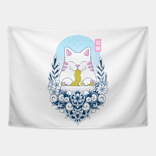 Ramen Cat Tapestry