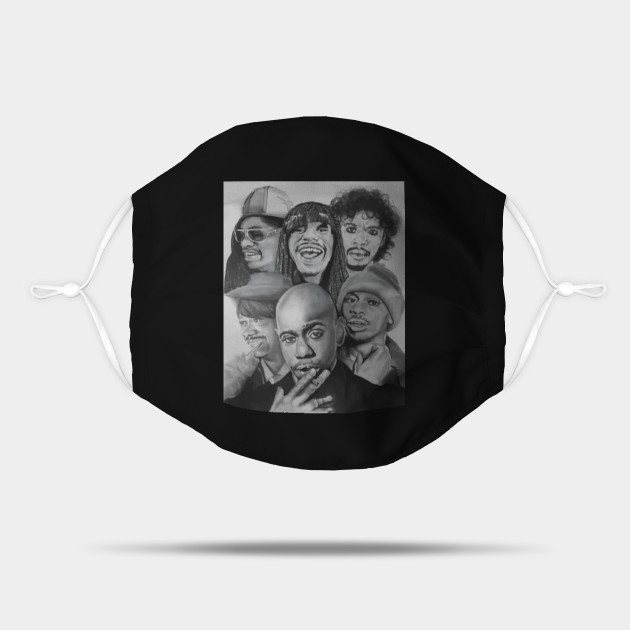 Dave Chappelle Many Face Edition Dave Chappelle Mask Teepublic