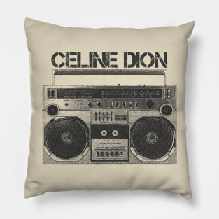 Celine Dion / Hip Hop Tape Pillow