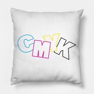 CMYK Letters Pillow