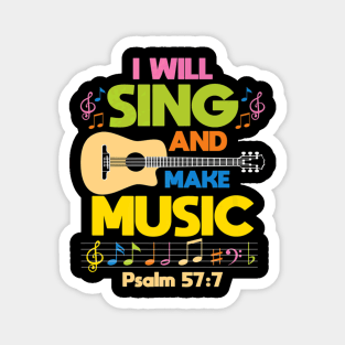 Singer Guitar Rock Jesus Christ Magnet