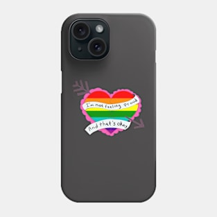 Not feeling proud (rainbow version) Phone Case