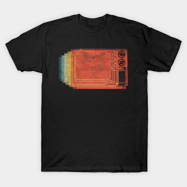 Discover TV Classic Retro Vintage Color - Tv - T-Shirt