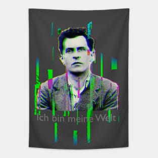 Ludwig Wittgenstein: I am my world (Ich bin meine Welt) Tapestry