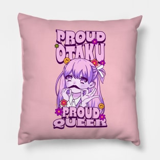 Proud Otaku and Proud Queer Pillow