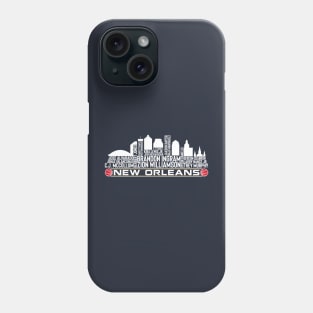 New Orleans Basketball Team 23 Player Roster, New Orleans City Skyline Phone Case